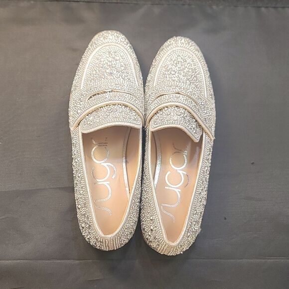 BRAND NEW SUGAR CARVIAR STUDDED SLIP ON LOAFERS - Picture 11 of 16